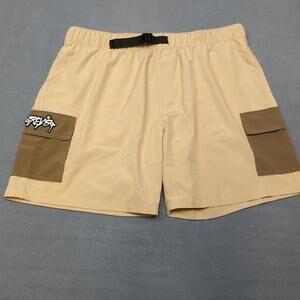G59 Tan/ Khaki Five Nine Records Shorts Size XL Athletic Cargo